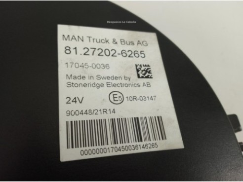 81272026265 CUADRO INSTRUMENTOS MAN TGX|Desguaces La Cabaña