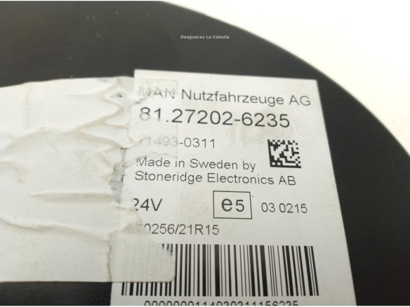 81272026235 CUADRO INSTRUMENTOS MAN TGX|Desguaces La Cabaña