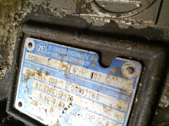 6HP602C CAJA CAMBIOS  MAN TGS|Desguaces La Cabaña