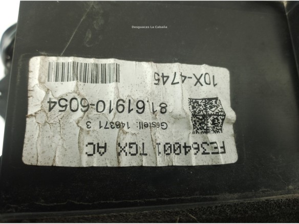 81619106054 CAJA FILTRO AIRE  MAN TGX|Desguaces La Cabaña