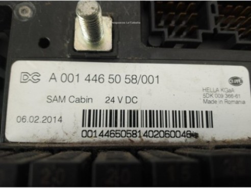 A0014465058 CAJA FUSIBLES EXTERIOR (BSM) MERCEDES BENZ ACTROS MP4|Desguaces La Cabaña