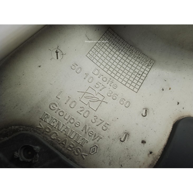 5010578660 DEFLECTOR AIRE DER RENAULT Midlum|Desguaces La Cabaña