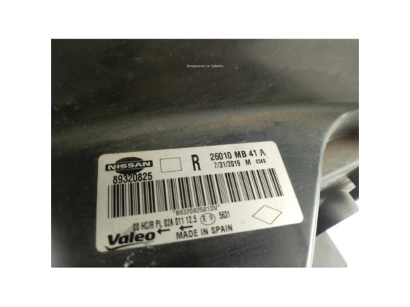 26010MB41A 89320825 FARO DERECHO  NISSAN CABSTAR (F24M, F24W)|Desguaces La Cabaña
