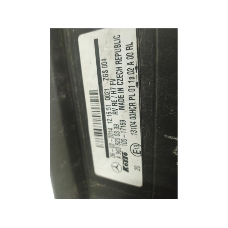 A9608200339 FARO DERECHO  MERCEDES BENZ ACTROS MP4|Desguaces La Cabaña