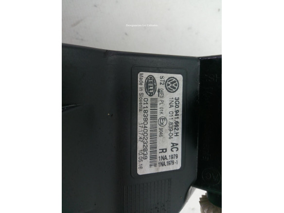 3G0941662H NIEBLA DEL DER VW PASSAT (3G2) |Desguaces La Cabaña