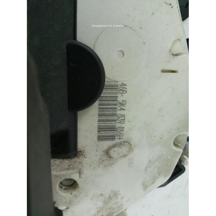 5K4839016H CERRADURA PUERTA LAT TRA DER VW GOLF VI (5K1) |Desguaces La Cabaña