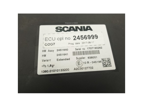 A2C30127702 MODULO ELECTRONICO  SCANIA K|Desguaces La Cabaña
