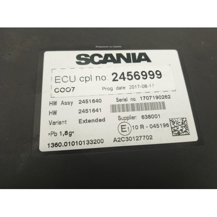 A2C30127702 MODULO ELECTRONICO  SCANIA K|Desguaces La Cabaña