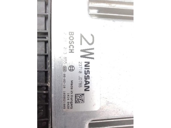 23710JD78B, CENTRALITA MOTOR NISSAN QASHQAI / QASHQAI +2 I (J10, JJ10) |Desguaces La Cabaña
