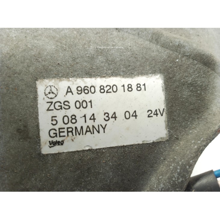 A9608201881 MOTOR LIMPIAPARABRISAS DEL  MERCEDES BENZ ACTROS MP4|Desguaces La Cabaña