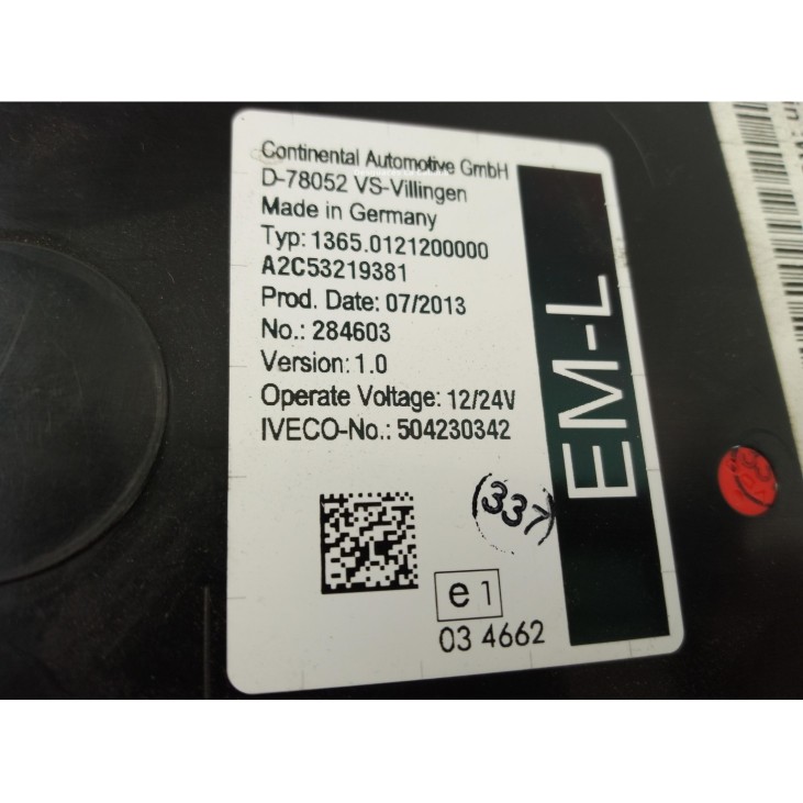 504230342 A2C53219381 MODULO ELECTRONICO  IVECO Stralis|Desguaces La Cabaña