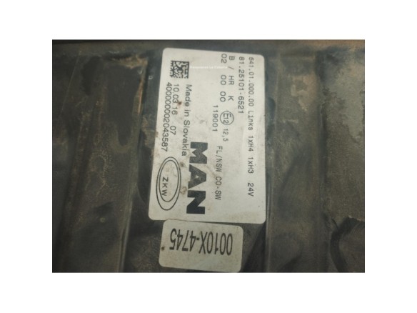 81251016521 NIEBLA DEL IZQ MAN TGX|Desguaces La Cabaña