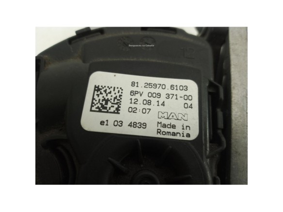 81259706103 PEDAL ACELERADOR MAN TGX|Desguaces La Cabaña