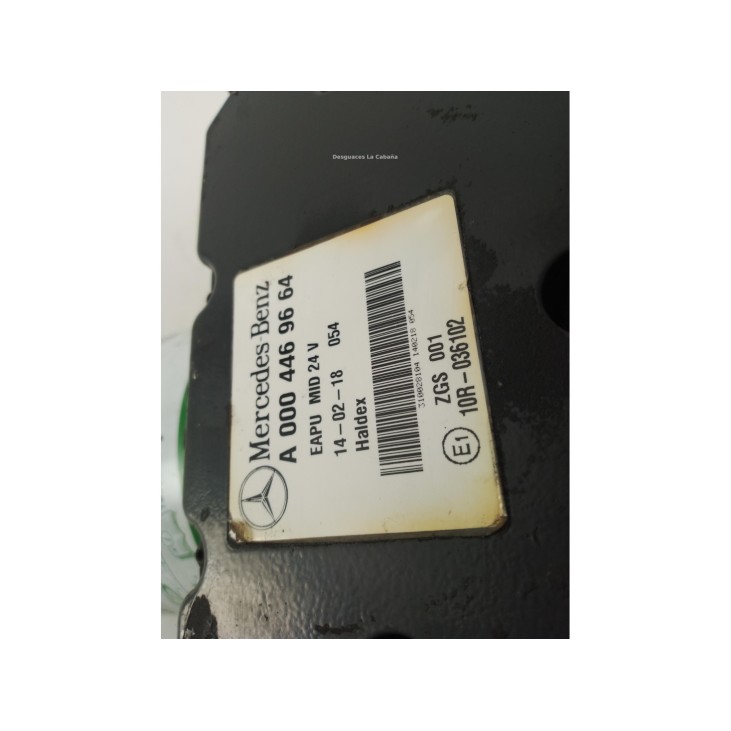 A0004469664 VALVULA FILTRO SECANTE MERCEDES BENZ ACTROS MP4|Desguaces La Cabaña