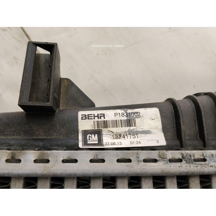13241751 INTERCOOLER OPEL INSIGNIA A Sedán (G09)|Desguaces La Cabaña