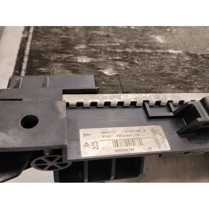 9809141780 RADIADOR AGUA PEUGEOT 308 SW II|Desguaces La Cabaña