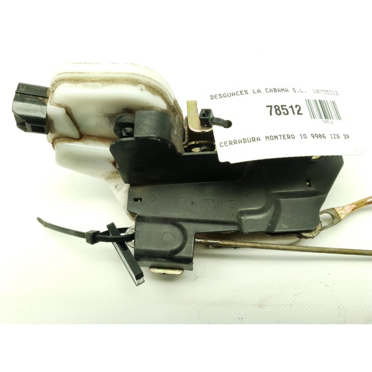 CERRADURA PUERTA LAT DEL IZQ MITSUBISHI MONTERO IO (H6_W, H7_W)|Desguaces La Cabaña