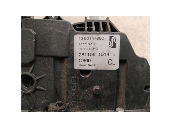 0001393819080 CERRADURA PUERTA LAT DEL DER FIAT DUCATO Furgón (250_, 290_)|Desguaces La Cabaña