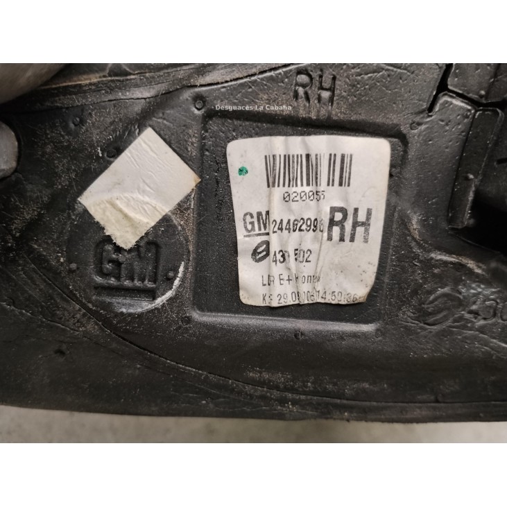 13253337 ESPEJO DER OPEL ASTRA H (A04)|Desguaces La Cabaña