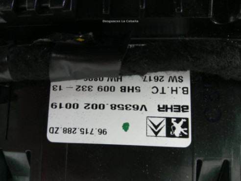 96715288ZD MANDO CLIMA CITROEN C5 III (RD_) |Desguaces La Cabaña