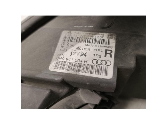 8P0941030R FARO DERECHO AUDI A3 (8P1)|Desguaces La Cabaña