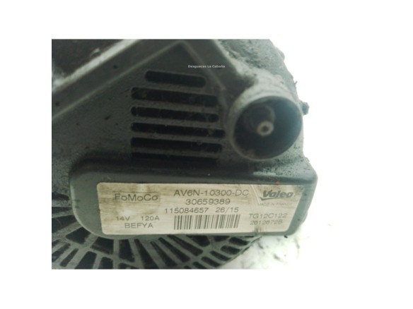 AV6N10300DC, 30659389 ALTERNADOR FORD FOCUS III|Desguaces La Cabaña