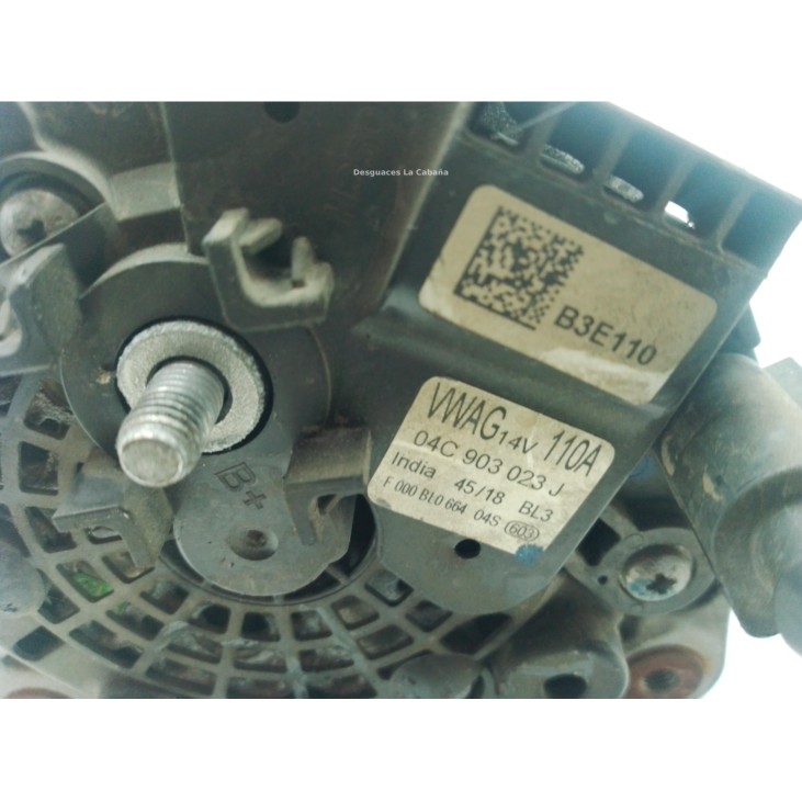04C903023J ALTERNADOR SEAT Mii (KF1)|Desguaces La Cabaña