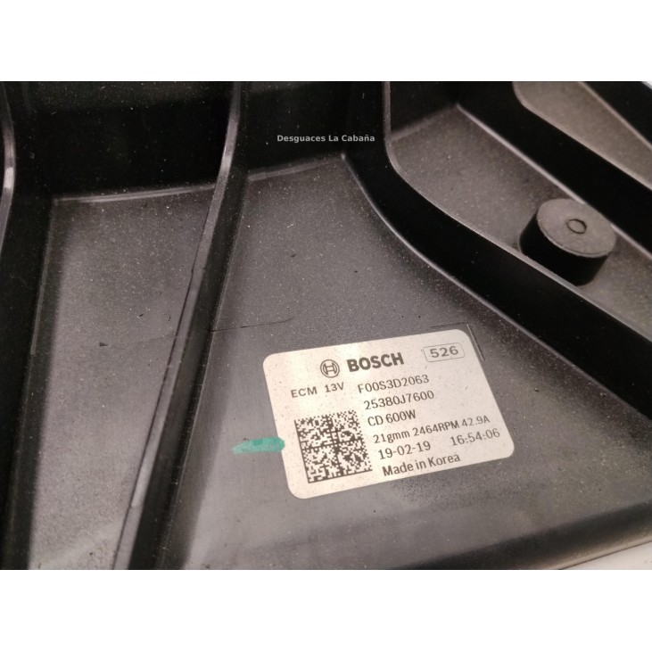25380M6220 ELECTROVENTILADOR KIA CEED Sportswagon (CD)|Desguaces La Cabaña