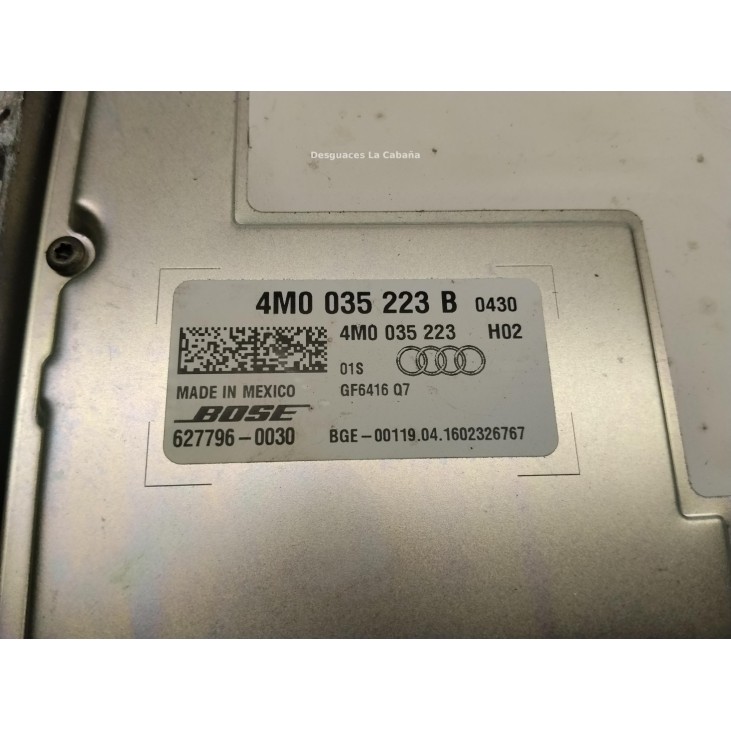  4M0035223B MODULO ELECTRONICO AUDI Q7 (4MB)|Desguaces La Cabaña