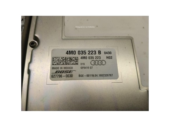  4M0035223B MODULO ELECTRONICO AUDI Q7 (4MB)|Desguaces La Cabaña