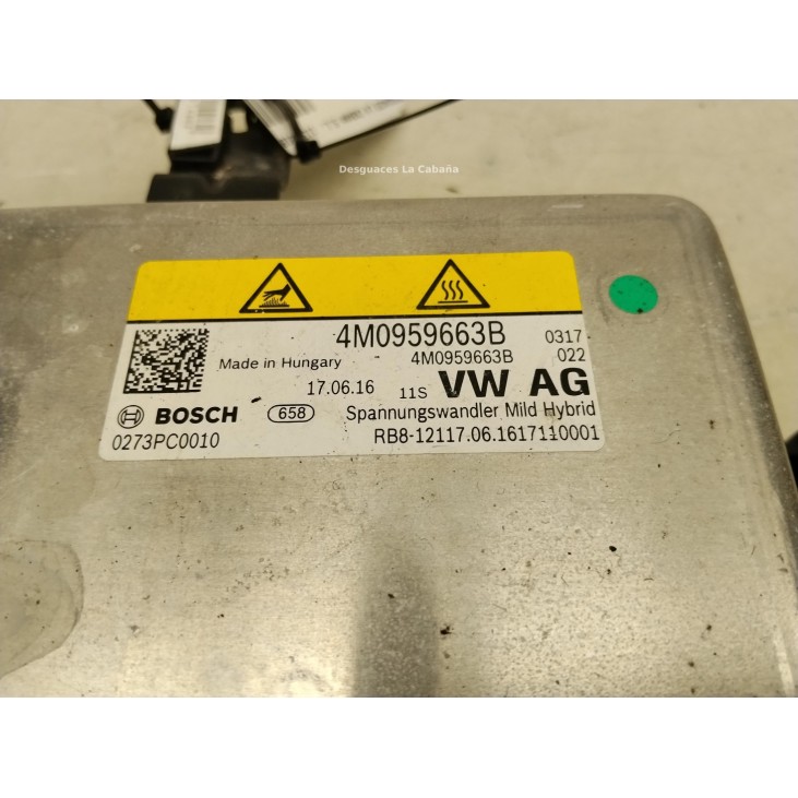  4M0959663B MODULO ELECTRONICO AUDI Q7 (4MB)|Desguaces La Cabaña