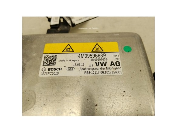  4M0959663B MODULO ELECTRONICO AUDI Q7 (4MB)|Desguaces La Cabaña