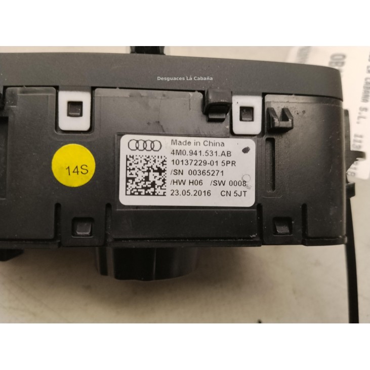 4M0941531AB5PR CONMUTADOR LUCES AUDI Q7 (4MB)|Desguaces La Cabaña