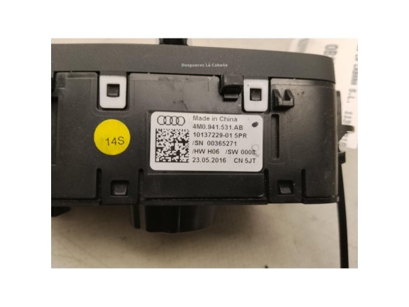 4M0941531AB5PR CONMUTADOR LUCES AUDI Q7 (4MB)|Desguaces La Cabaña