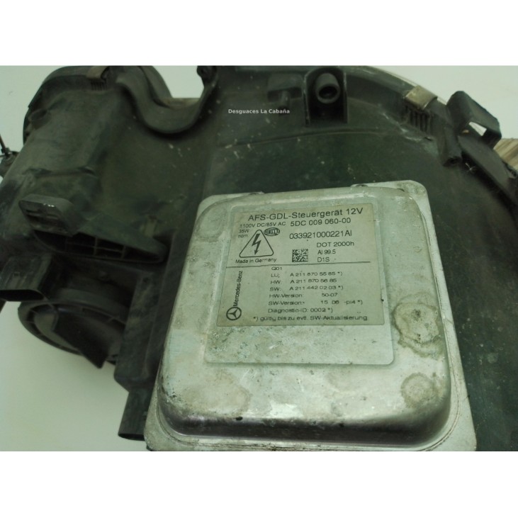 A211820476164 FARO IZQUIERDO MERCEDES BENZ CLASE E T-Model (S211)|Desguaces La Cabaña