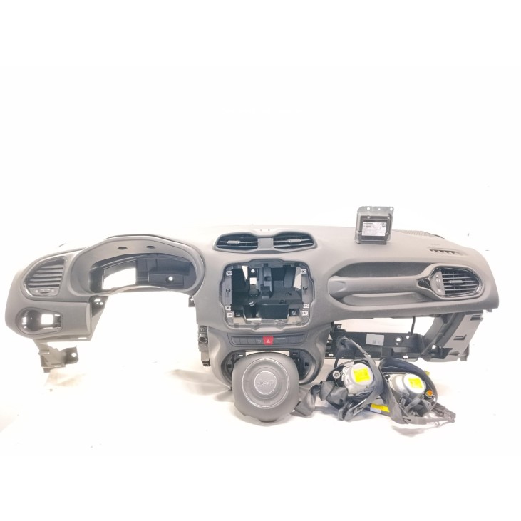 07356038310 KIT AIRBAGS + SALPICADERO + CINTURONES O ANCLAJE + CENTRALIT JEEP RENEGADE Todo terreno, cerrada (BU)|Desguaces La Cabaña