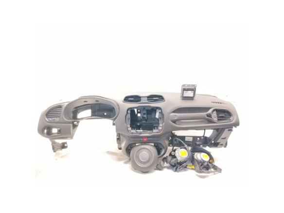  07356038310 KIT AIRBAGS + SALPICADERO + CINTURONES O ANCLAJE + CENTRALIT JEEP RENEGADE Todo terreno, cerrada (BU)|Desguaces La Cabaña