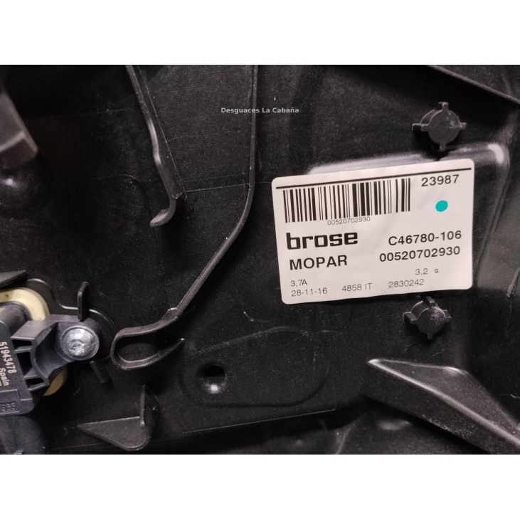 0000052064527 ELEVALUNAS PUERTA LAT DEL DER JEEP RENEGADE Todo terreno, cerrada (BU)|Desguaces La Cabaña