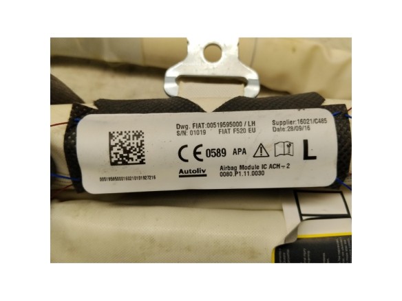 0000052086406 AIRBAG CORTINA IZQ JEEP RENEGADE Todo terreno, cerrada (BU)|Desguaces La Cabaña