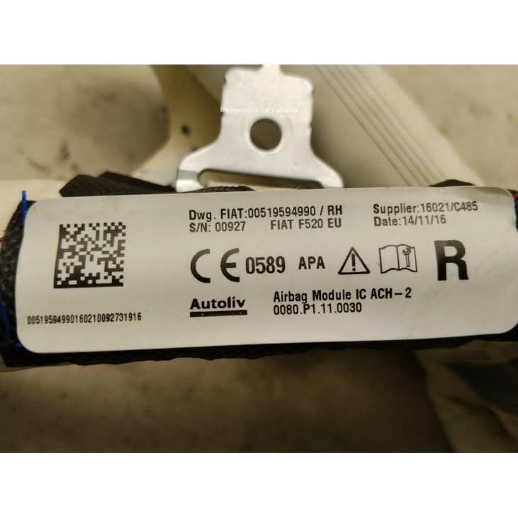   AIRBAG CORTINA DER JEEP RENEGADE Todo terreno, cerrada (BU)|Desguaces La Cabaña