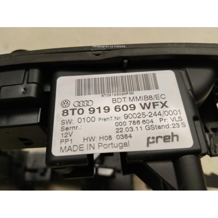  8T0919609WFX MANDO MULTIMEDIA AUDI A4 Avant (8K5, B8)|Desguaces La Cabaña