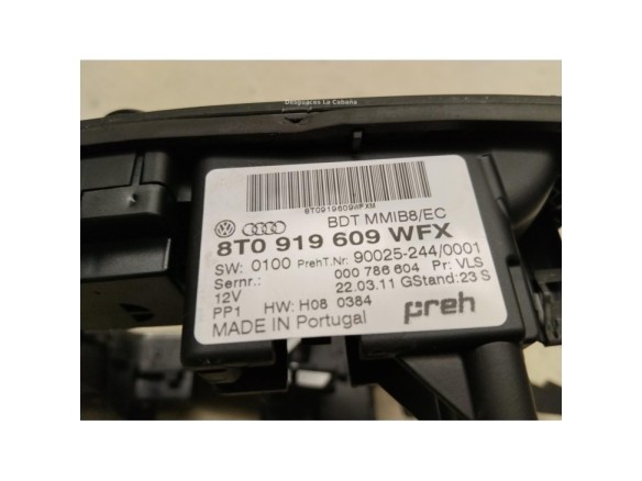  8T0919609WFX MANDO MULTIMEDIA AUDI A4 Avant (8K5, B8)|Desguaces La Cabaña