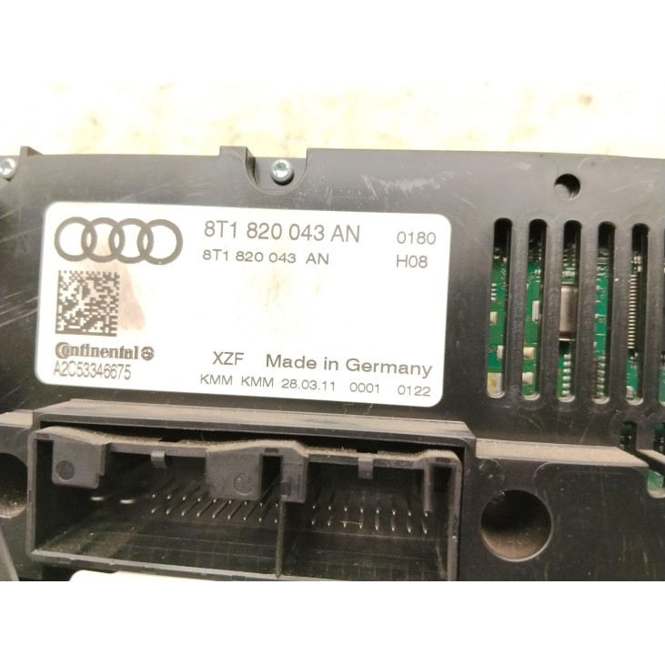 8T1820043ASXZF MANDO CLIMA AUDI A4 Avant (8K5, B8)|Desguaces La Cabaña