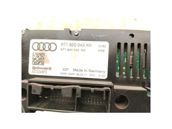 8T1820043ASXZF MANDO CLIMA AUDI A4 Avant (8K5, B8)|Desguaces La Cabaña
