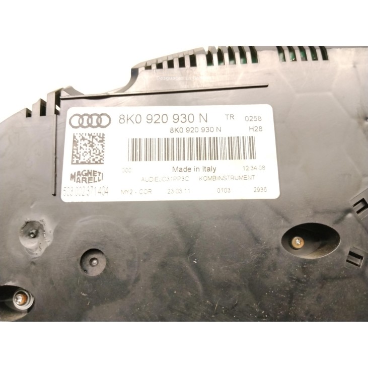 8K0920900Q CUADRO INSTRUMENTOS AUDI A4 Avant (8K5, B8)|Desguaces La Cabaña
