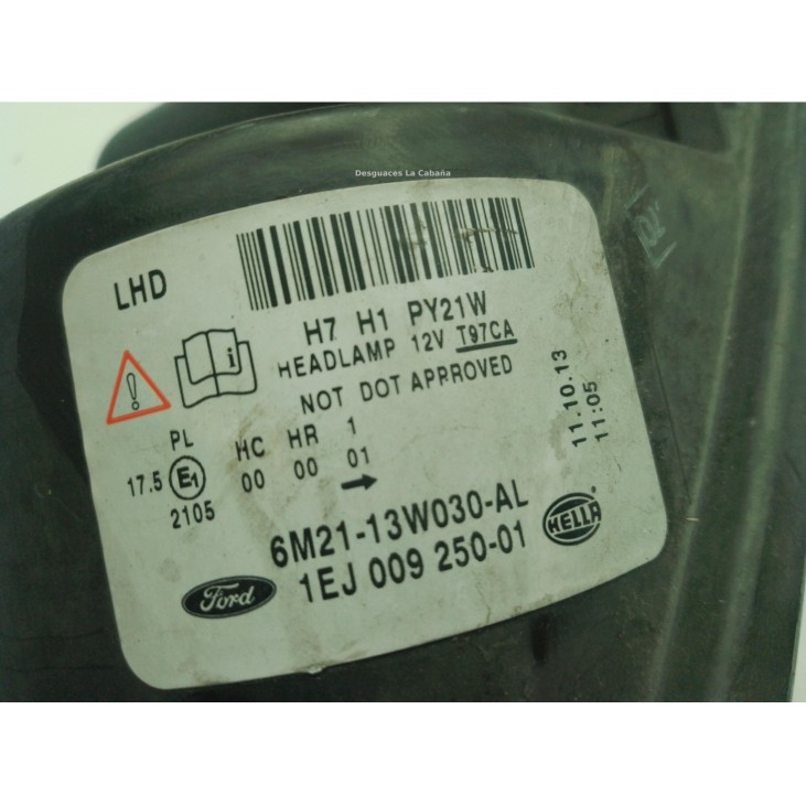 1791506, 6M2113W030AL FARO IZQUIERDO FORD S-MAX (WA6)|Desguaces La Cabaña