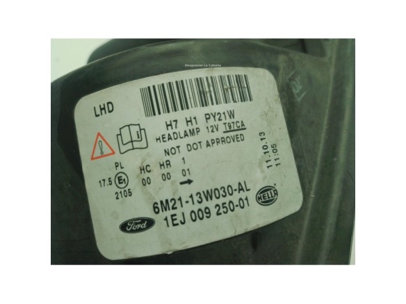 1791506, 6M2113W030AL FARO IZQUIERDO FORD S-MAX (WA6)|Desguaces La Cabaña