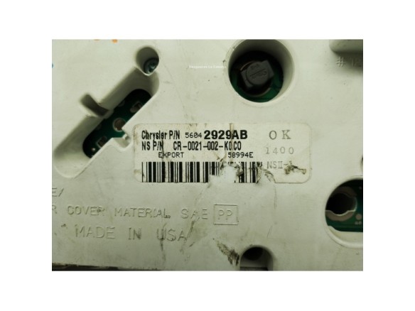 56042929AB, CUADRO INSTRUMENTOS JEEP GRAND CHEROKEE II (WJ, WG)|Desguaces La Cabaña
