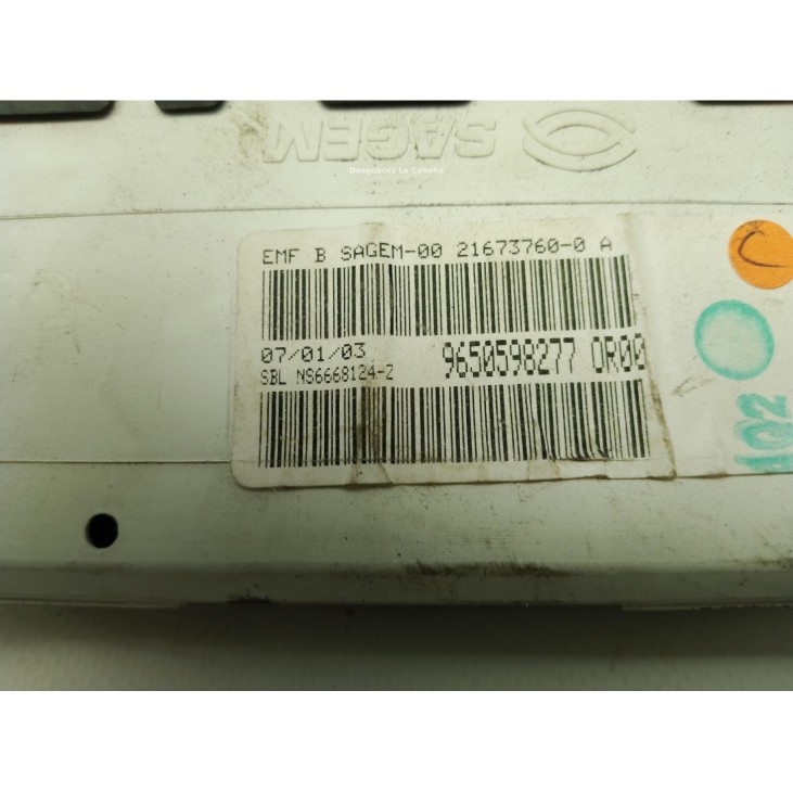9650598277 DISPLAY CITROEN C5 I (DC_)|Desguaces La Cabaña