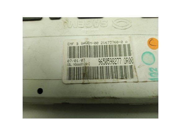 9650598277 DISPLAY CITROEN C5 I (DC_)|Desguaces La Cabaña